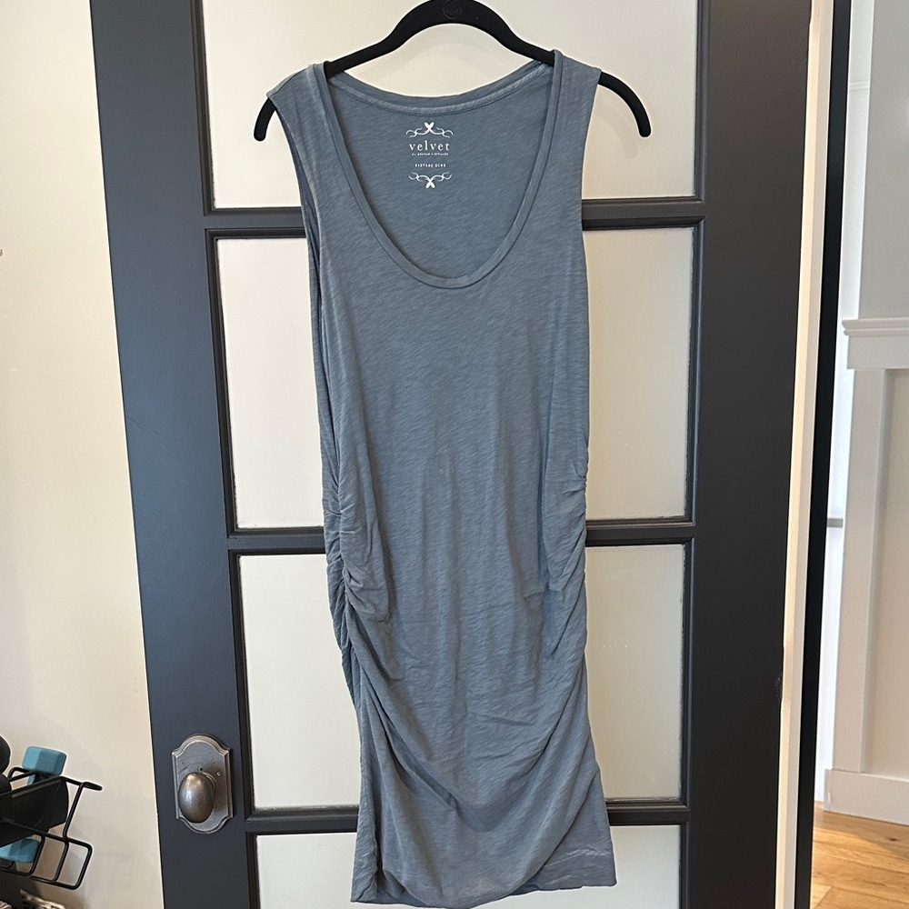 Velvet Women's Charcoal blue Tank Top dress